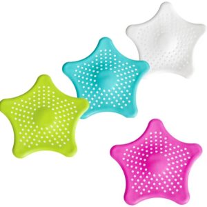 Silicone Sink Drain Filter Outfall Strainer Hair Stopper Catcher Accessories