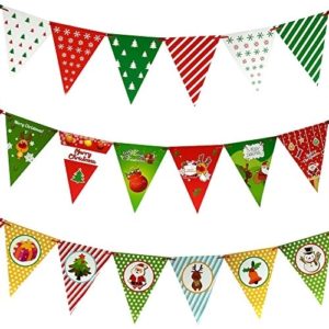 Christmas Hanging Buntings Garland Banner String Party Flag Decoration