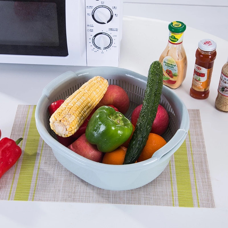 Kitchen Storage Rack Vegetable Washing and Draining Rack