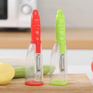 Storage Type Peeling Knife with Barrel Storage Kitchen Tools Gadgets