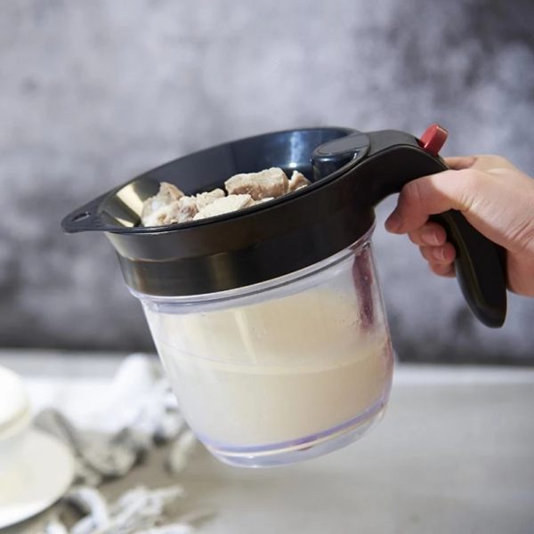 Practical Fat Separator With Bottom Release Fat Filter Separate Tools - Image 3