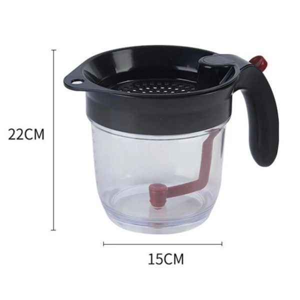 Practical Fat Separator With Bottom Release Fat Filter Separate Tools - Image 6