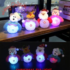 Christmas Decorations Snowman LED Light Change Color Nightlights