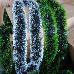 200cm Colorful Christmas Decoration Bar Tops Ribbon Garland Christmas Tree Ornaments