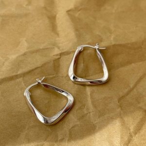 Metal Round Hoop Earrings for Women Fashion Cute Gold Silver Color Punk Charm Earring