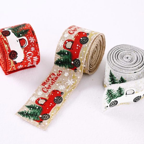 Christmas lace ribbon decoration/gift lace ribbon-5M - Image 3