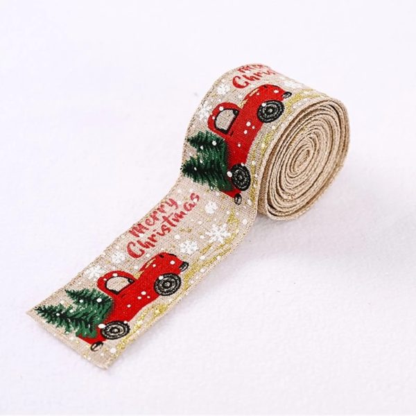 Christmas lace ribbon decoration/gift lace ribbon-5M - Image 5