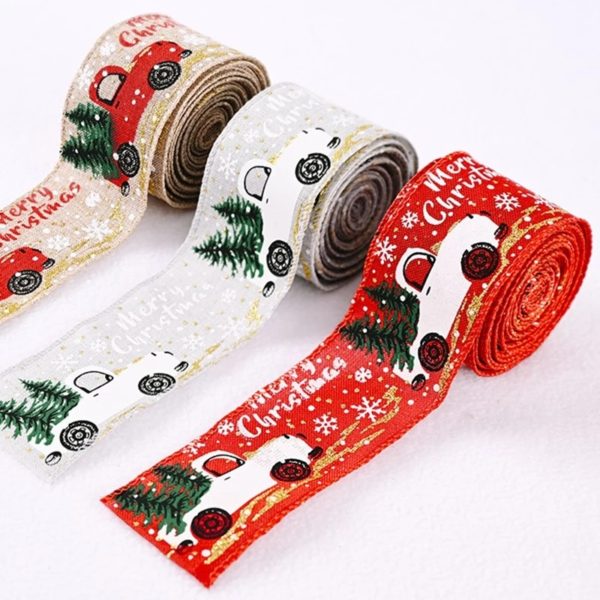 Christmas lace ribbon decoration/gift lace ribbon-5M