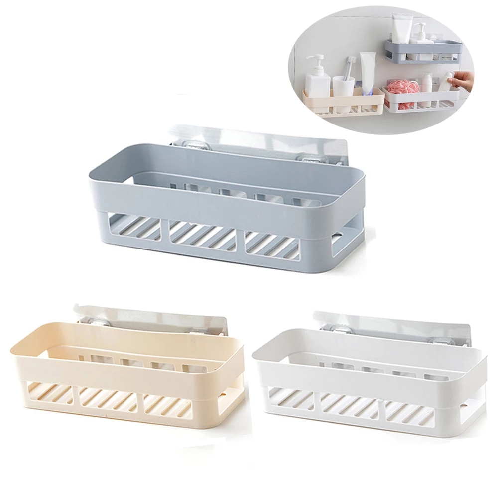 Bathroom Shelf Bathroom Adhesive Storage Rack Kitchen Home Decoration Corner Shower Shelf Rack Storage Rack