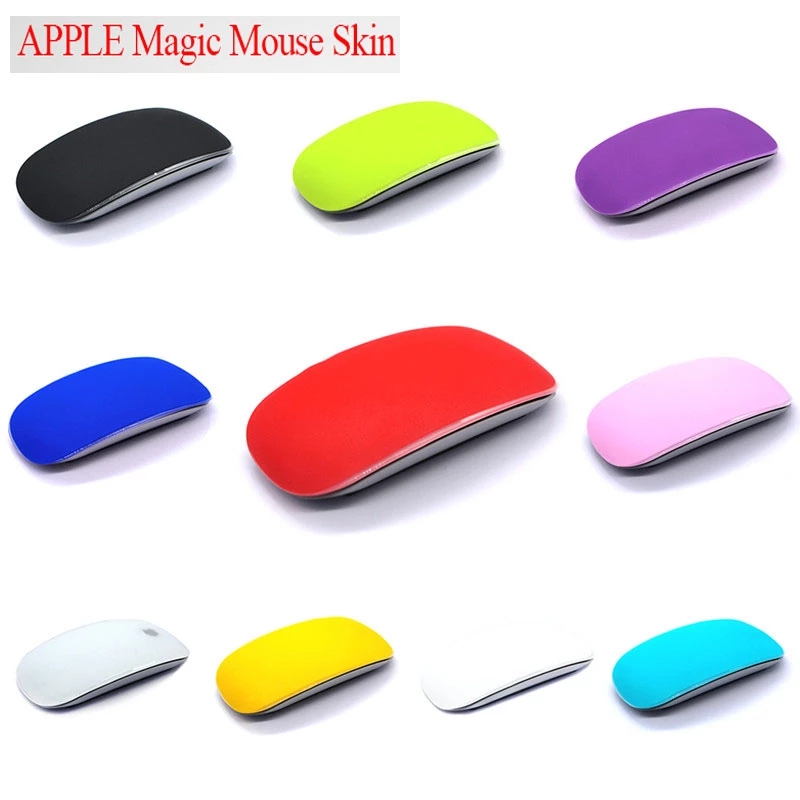 Color Silicone Mouse Skin Mouse Cover for Apple Macbook Air Pro 11 12 13 15 Protector Sticker
