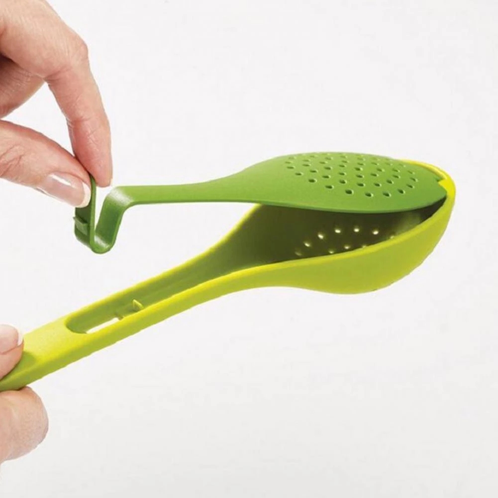 Filter Spoon Heat Resistant Reusable Green Reusable Tea Infuser Spoon for Kitchen