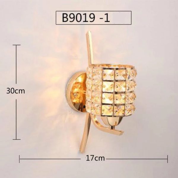 Modern Crystal Wall Light Luxury Lights For Bathroom Lighting Decorac 90-260v Appliques Luminaires - Image 6