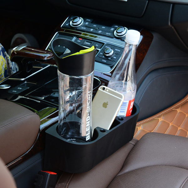 Car storage box Car rack Car water cup rack Mobile phone rack Gap storage box. - Image 4
