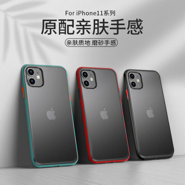 Apple 11 frosted in one case