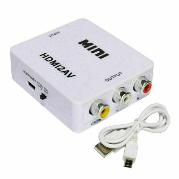 HDMI To RCA AV Adapter Converter Cable CVBS 3RCA 1080P Composite Video Audio - Image 5