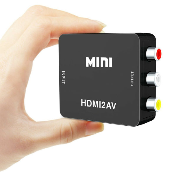 HDMI To RCA AV Adapter Converter Cable CVBS 3RCA 1080P Composite Video Audio